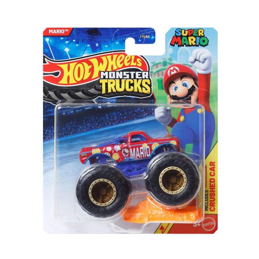 Hot Wheels Oχήματα Monster Trucks Super Mario (JDP83)