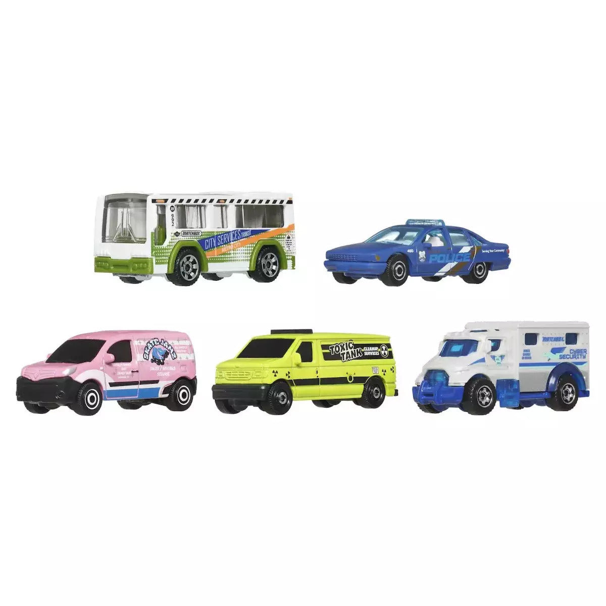 Matchbox Aυτοκινητάκια Σετ των 5 MBX City Drivers V (JBX21) - Fun Planet