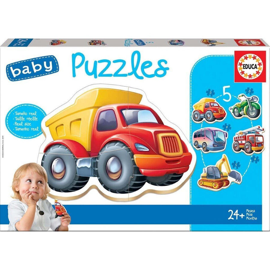 Educa 5 Παζλ Vehicles (14866)