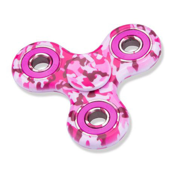 Fidget Spinner Three Leaves Metal 3 minutes Καρό κόκκινο (1863-08102) - Fun Planet