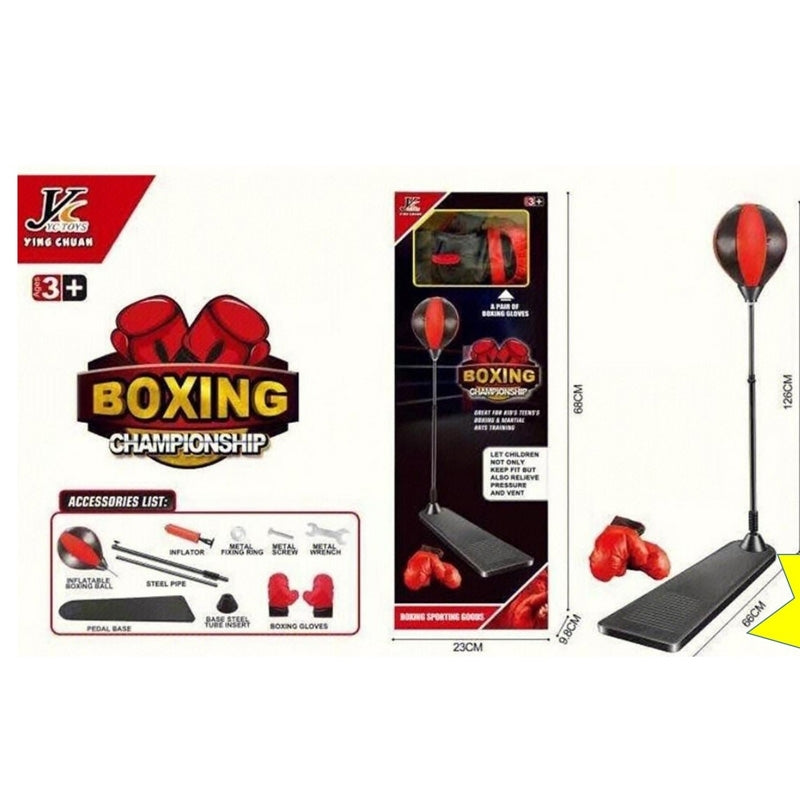 Σάκος Μποξ με Βάση και Γάντια 126cm (YC856G) - Fun Planet