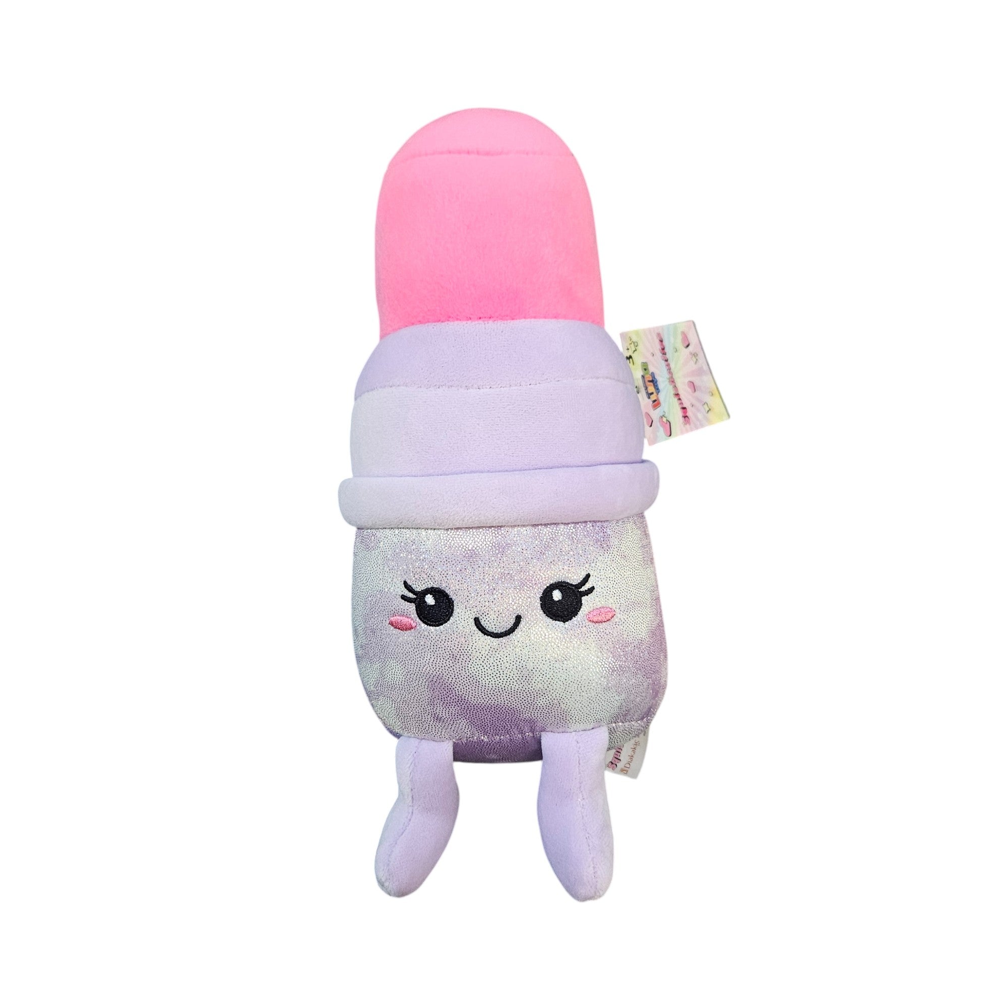 Λούτρινα Αξεσουάρ Ομορφιάς 23εκ Κραγιόν Μωβ Squishcuties Luna Toys (623031) - Fun Planet