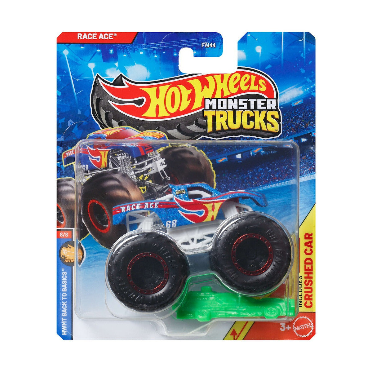 Hot Wheels Oχήματα Monster Trucks Race Ace (JKJ98)