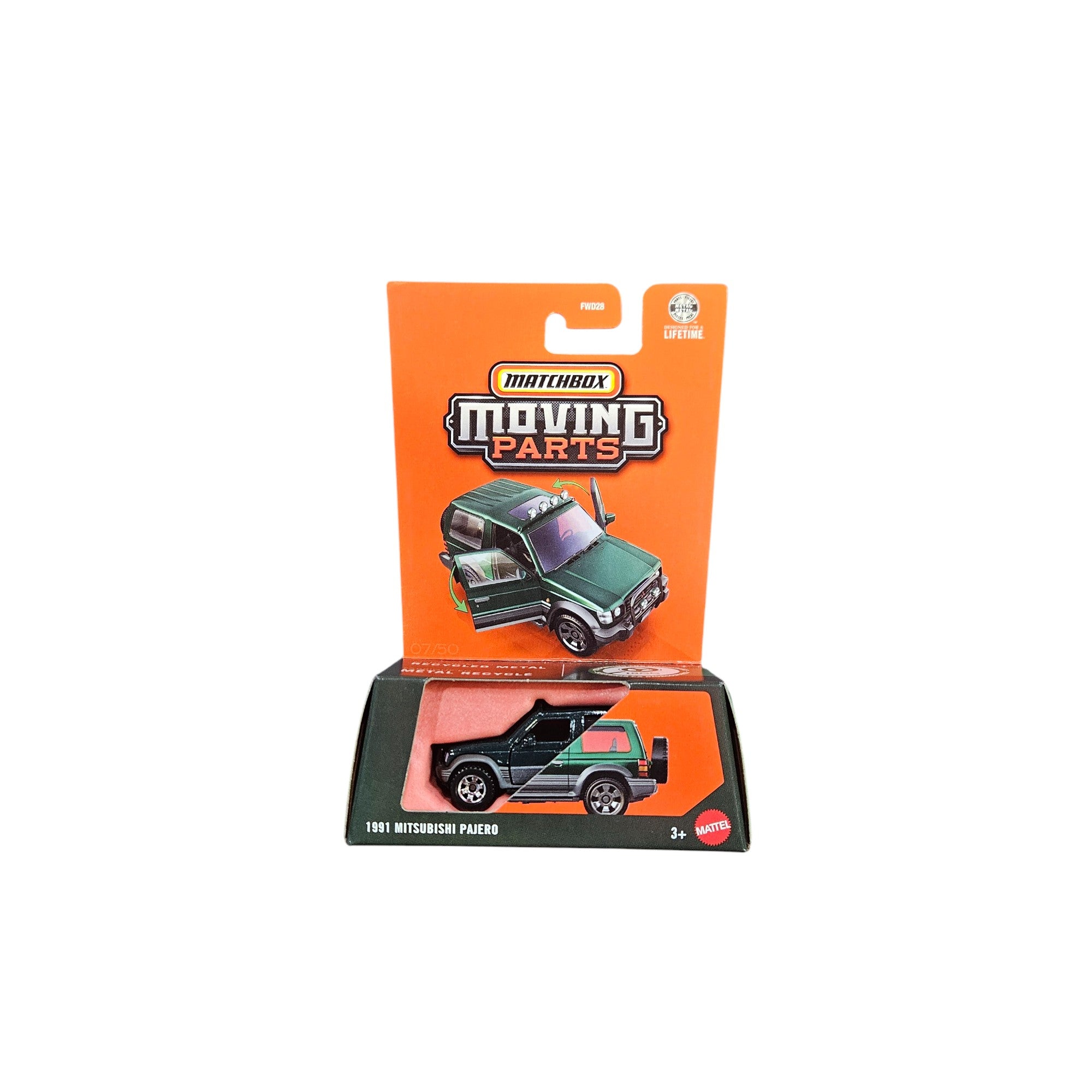 Matchbox Αυτοκινητάκια Moving Parts Με Ανοιγόμενα Μέρη 1991 Mitsubishi Pajero (JHV58)