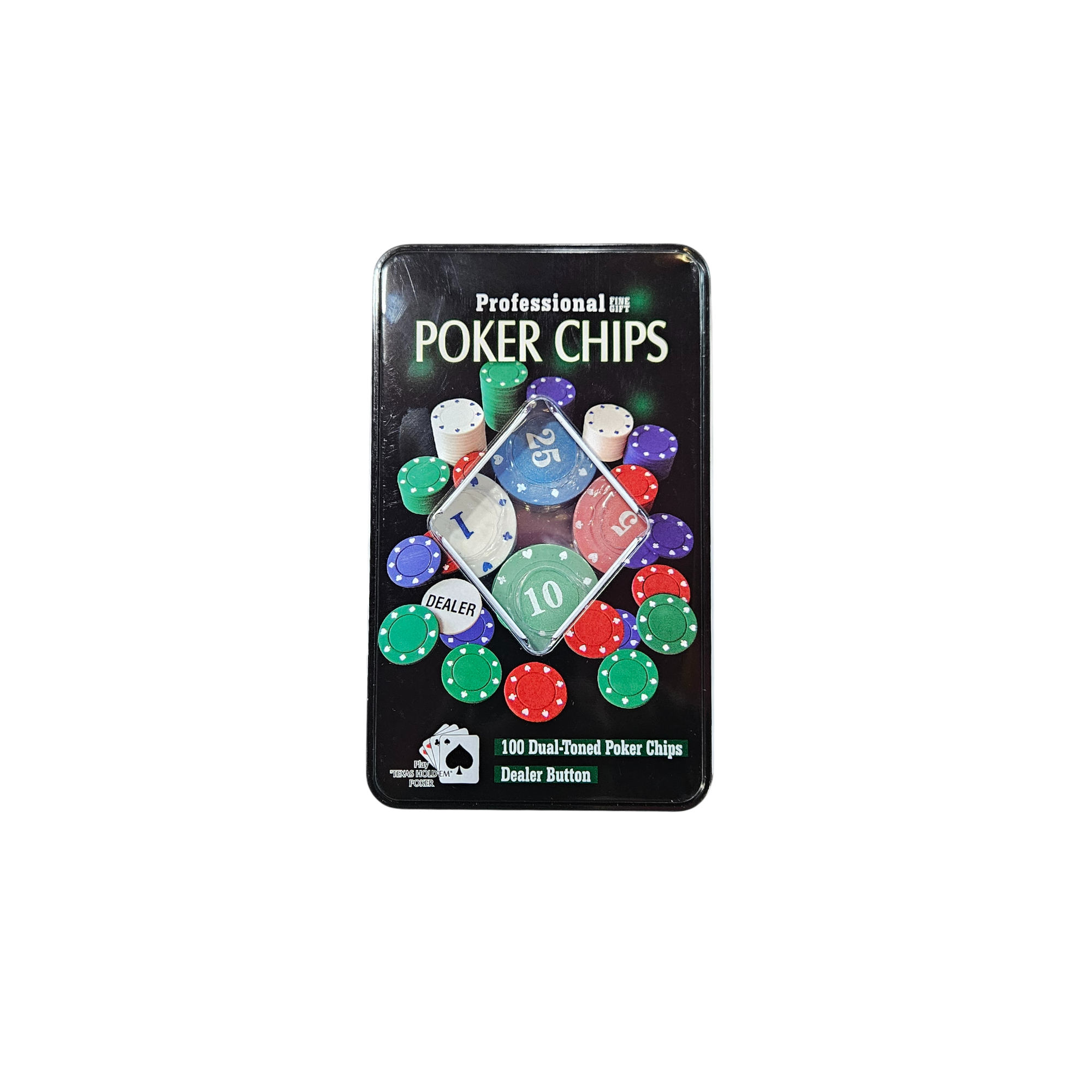 Μάρκες Poker σε Μεταλικό Κουτί (25616-2)