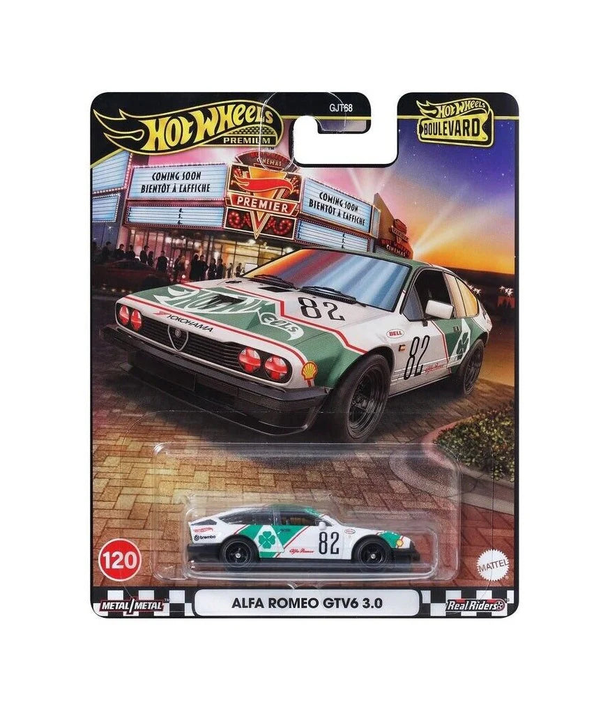 Hot Wheels Premium Boulevard Αυτοκινητάκι Συλλεκτικό Alfa Romeo GTV6 3.0 (JBL16) - Fun Planet