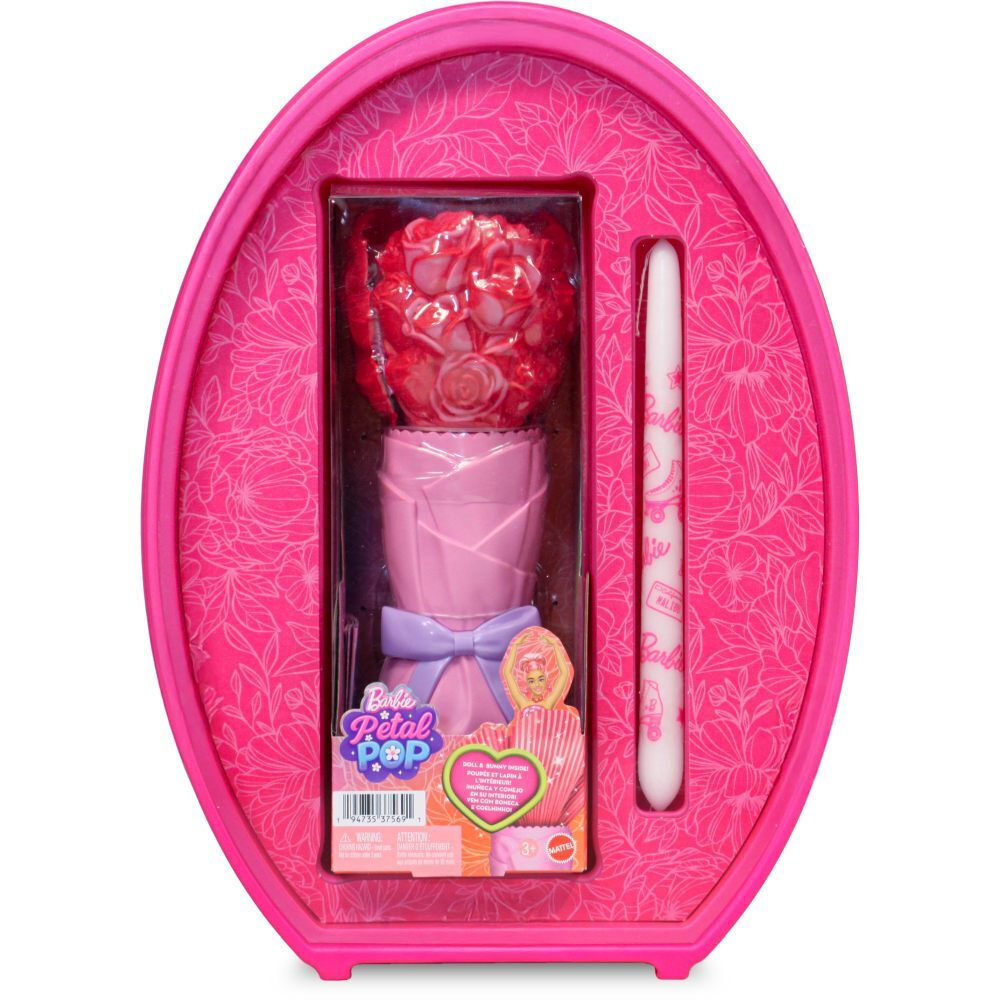 Παιχνιδολαμπάδα Barbie Pop Reveal Κόκκινο Τριαντάφυλλο (JMF59)