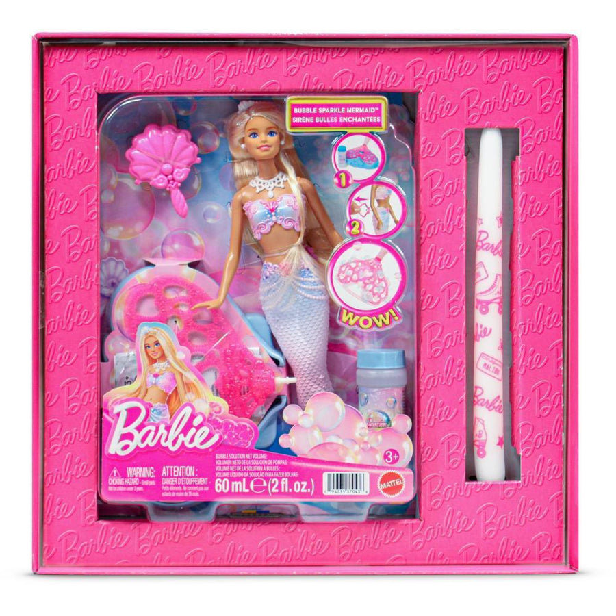 Παιχνιδολαμπάδα Barbie Γοργόνα με Φούσκες (JLW56)