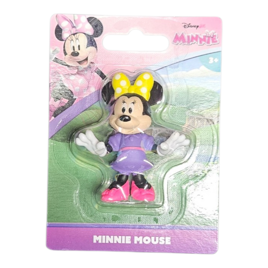 Disney Minnie Φιγούρα 6cm Minnie Μωβ (MCN34200)