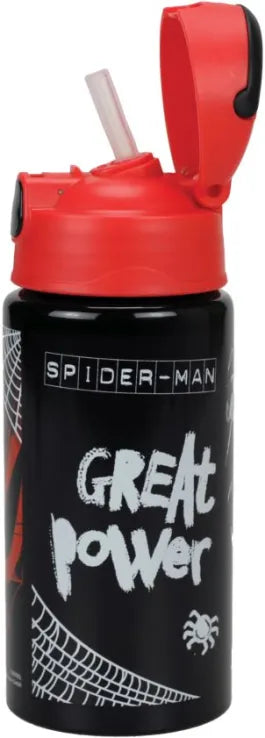 Παγούρι Flip Αλουμινίου Spider-Man 500ml (557-00248) - Fun Planet