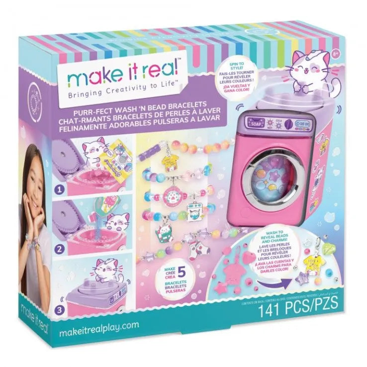 Make It Real Purrfect Wash N' Bead Bracelets (1466)