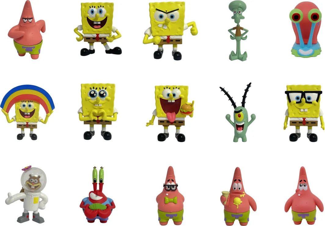 Sponge Bob Movie 3D Mini Figures Σετ Φιγούρες 5 Pack (609) - Fun Planet