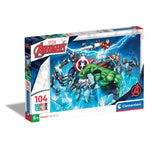 Παζλ Clementoni 104 Super Color Avengers (1210-25744) - Fun Planet