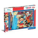 Clementoni Παζλ 104 Supercolor Disney Classics (1210-25749) - Fun Planet