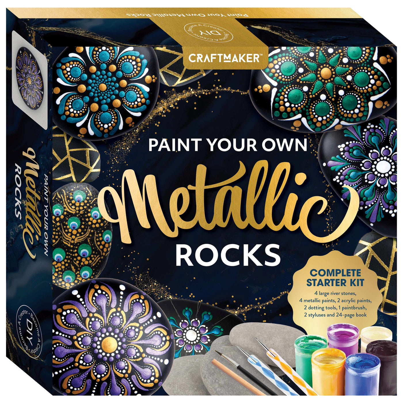 Paint Your Own Metallic Rocks (2645) - Fun Planet