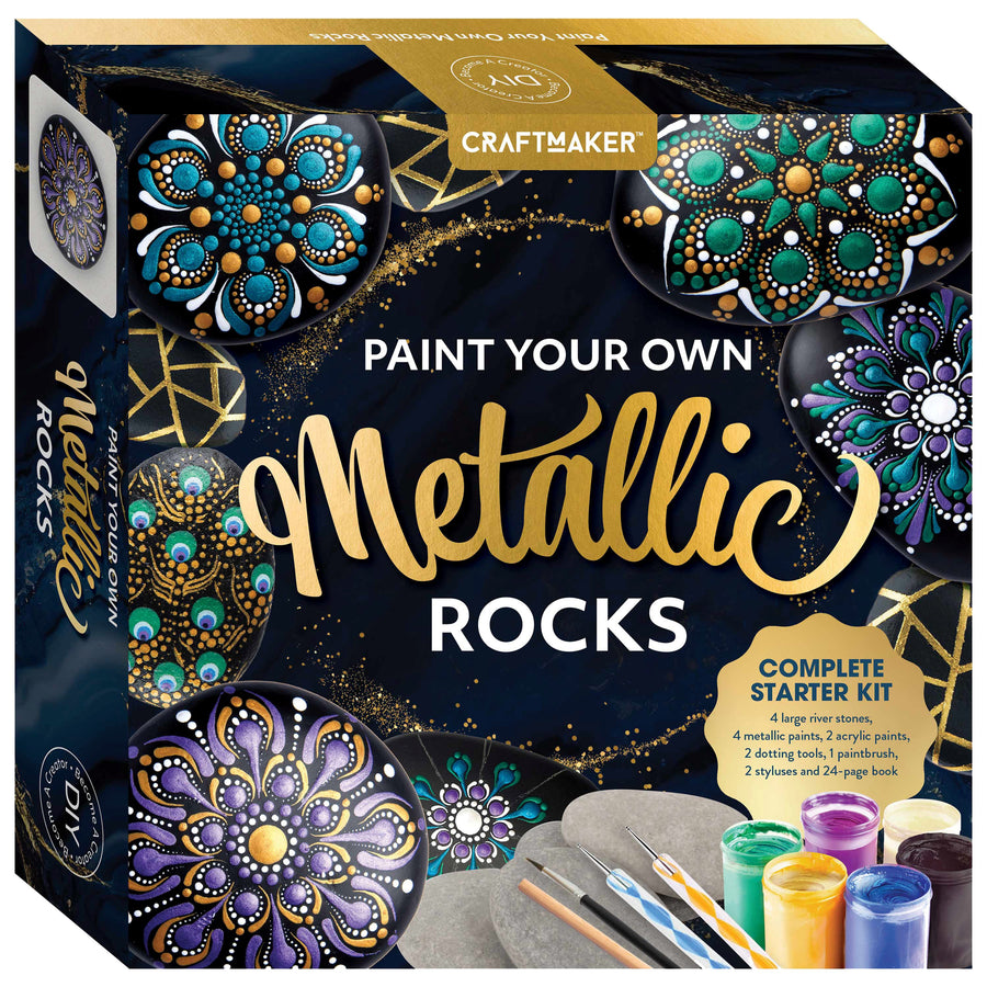 Paint Your Own Metallic Rocks (2645) - Fun Planet