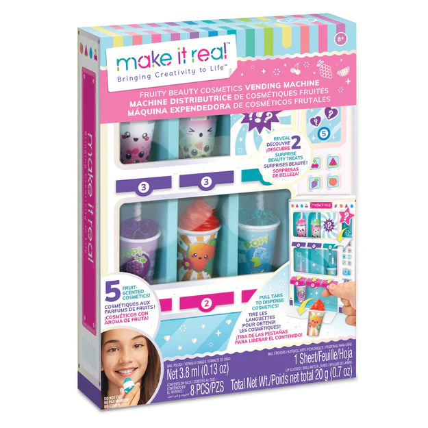 Make it Real Fruity Beauty Cosmetics Vending Machine (2701) - Fun Planet