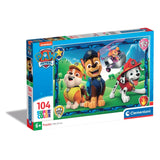Παζλ Clementoni 104 Super Color Paw Patrol (1210-27177) - Fun Planet