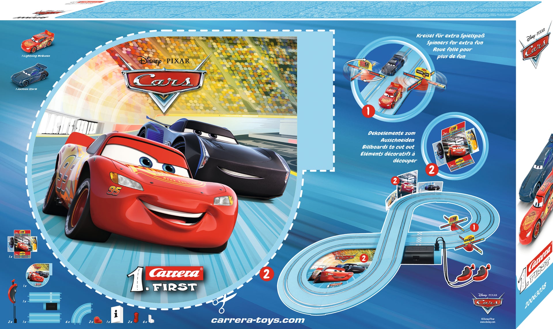 Carrera Slot 1.First: Disney Pixar Cars - Power Duell (20063038) - Fun Planet