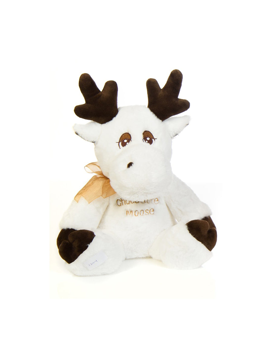 Λούτρινος Τάρανδος Λευκός με Άρωμα Σοκολάτας 27εκ (2204)