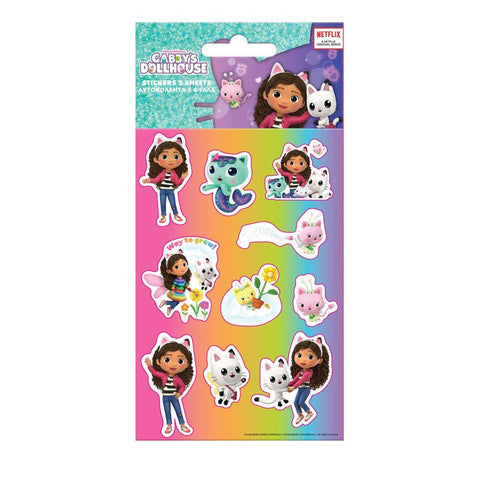 Αυτοκόλλητα Gabby's Dollhouse 8X12εκ 5 φύλλα (574008) - Fun Planet