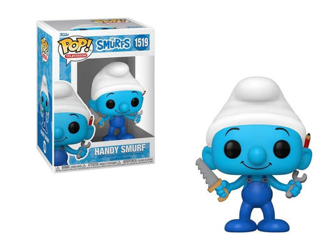 Funko Pop! Television: The Smurfs - Handy Smurf #1519 Vinyl Figure (79258)