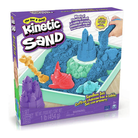 Kinetic Sand Sandbox Set Blue (20146486) - Fun Planet