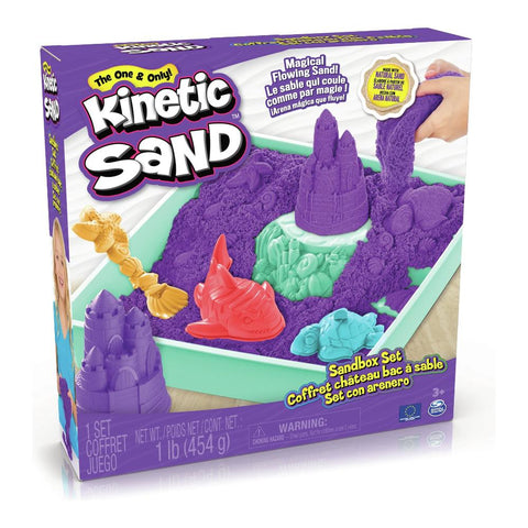 Kinetic Sand Sandbox Set Purple (20146488) - Fun Planet