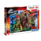 Clementoni Παζλ 180 Supercolor Jurassic World (1210-29106) - Fun Planet