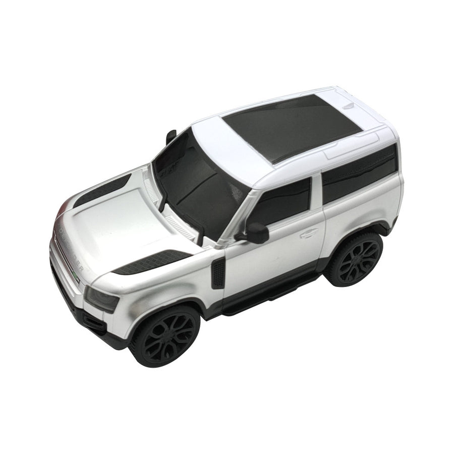 Τηλεκατευθυνόμενο Αυτοκίνητο Land Rover Defender 90 1:24 Ασημί (29824M) - Fun Planet