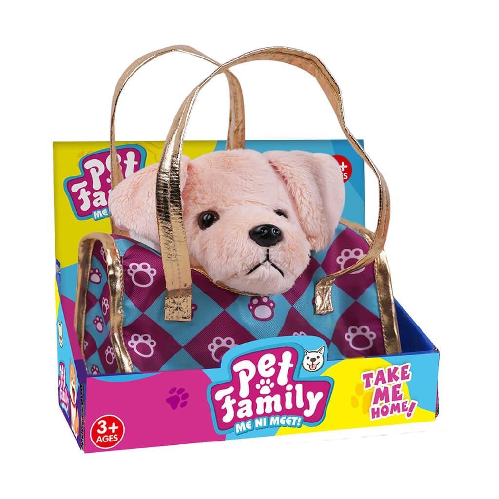 Λούτρινο Σκυλάκι 20εκ σε Τσάντα 25x13,5x20εκ Luna Toys (623258) - Fun Planet