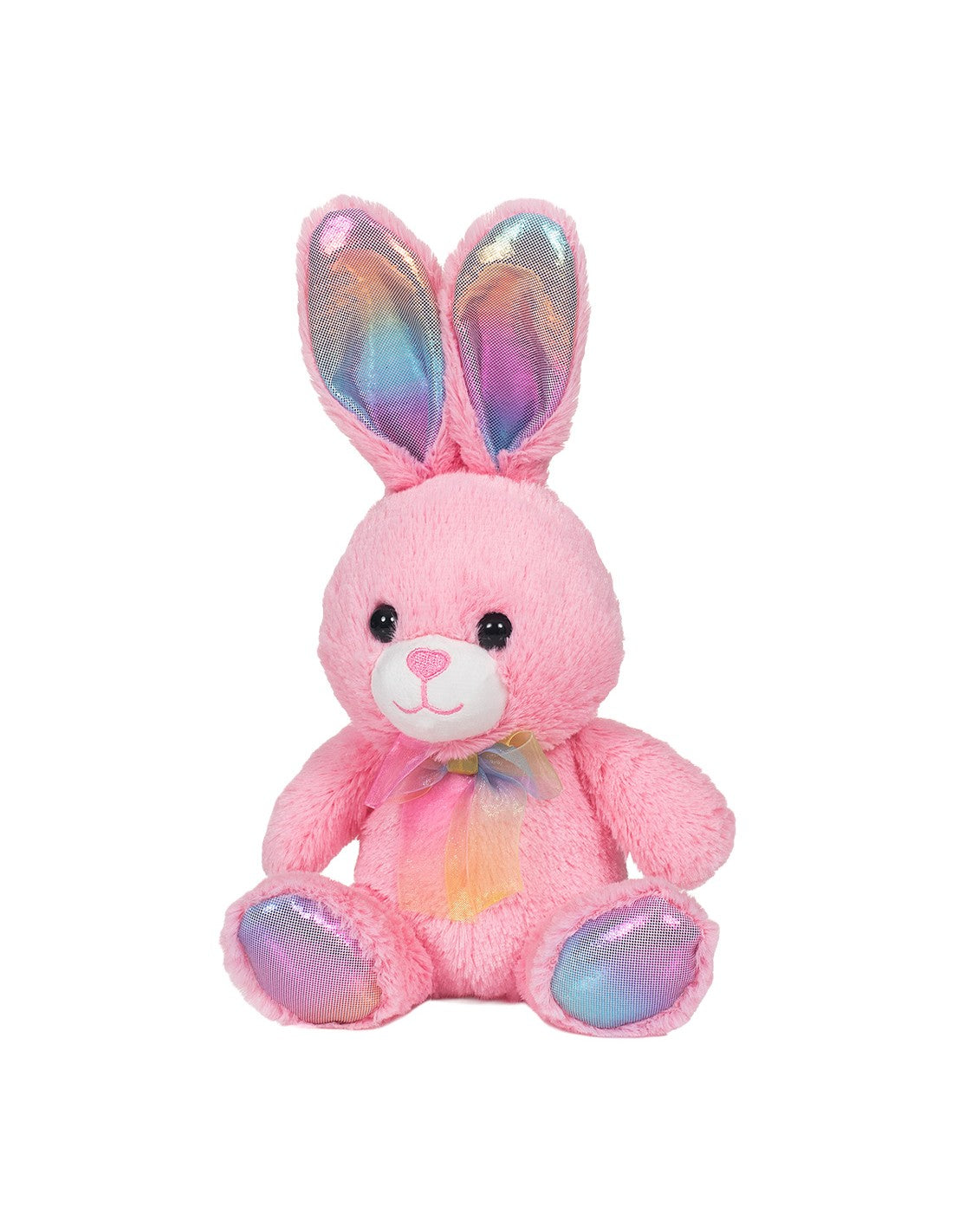 Λούτρινο Λαγουδάκι Ροζ 26εκ. (21782)