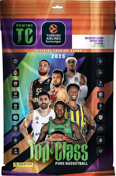 Panini EuroLeague Turkish Airlines 2024-25 Season Top Class 1 bag with 8 cards (PA.KA.EL.225)