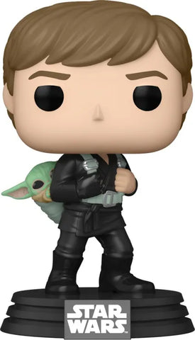 Funko Pop! Disney Star Wars: Book of Boba Fett - Luke Skywalker & Grogu TRNG #583 Vinyl Figure (68652) - Fun Planet