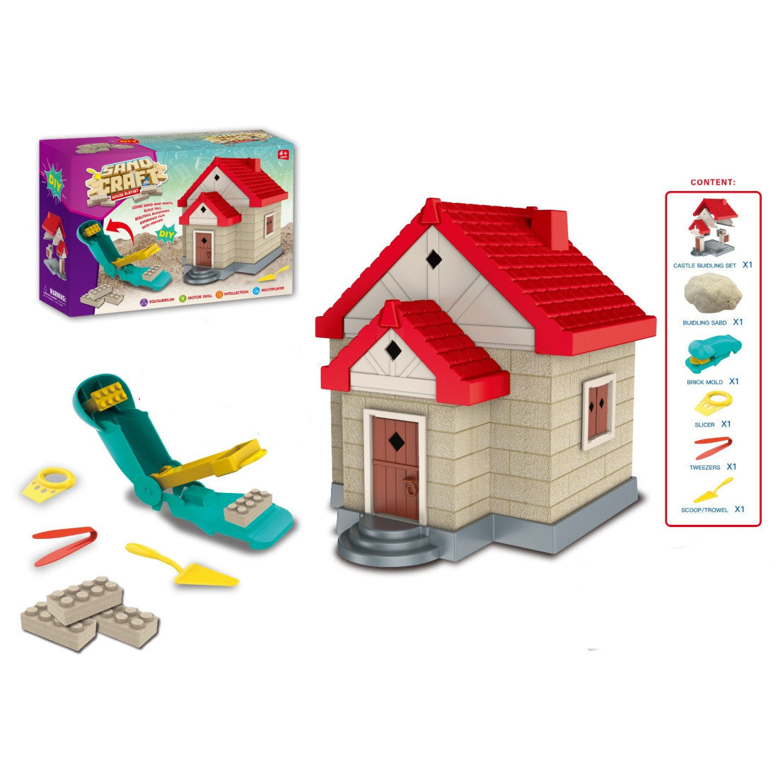 Μαγική Άμμος DIY Σπίτι 750gr (3302) - Fun Planet