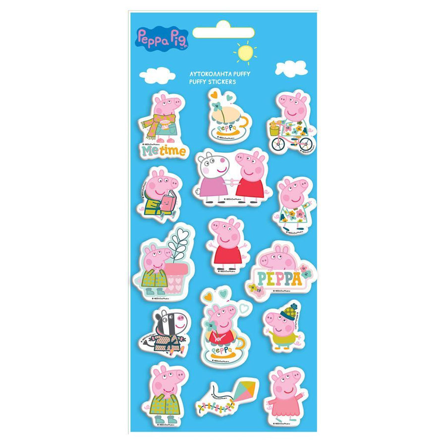 Αυτοκόλλητα Peppa Pig Puffy 10X22εκ (482764) - Fun Planet