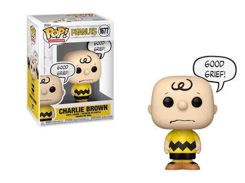 Funko Pop! Television: Peanuts - Charlie Brown Good Grief #1677 Vinyl Figure (83508)