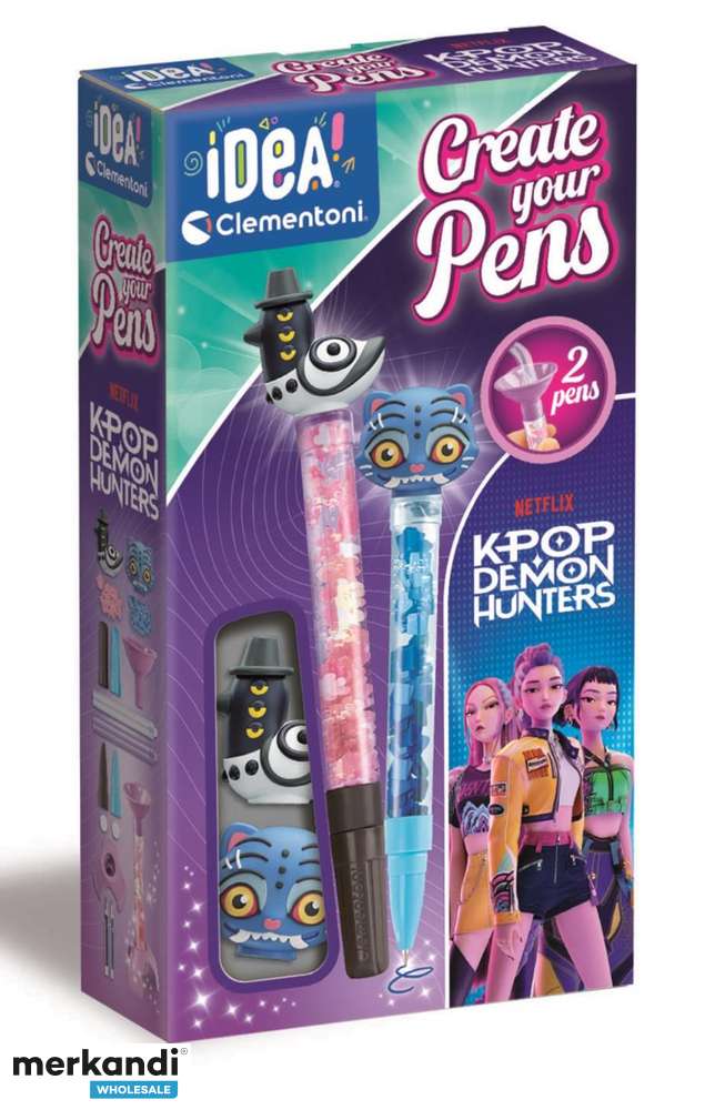 Σετ Create Your Pens K-Pop Demon Hunters 2 τεμάχια Derpy & Sussie (18479) - Fun Planet