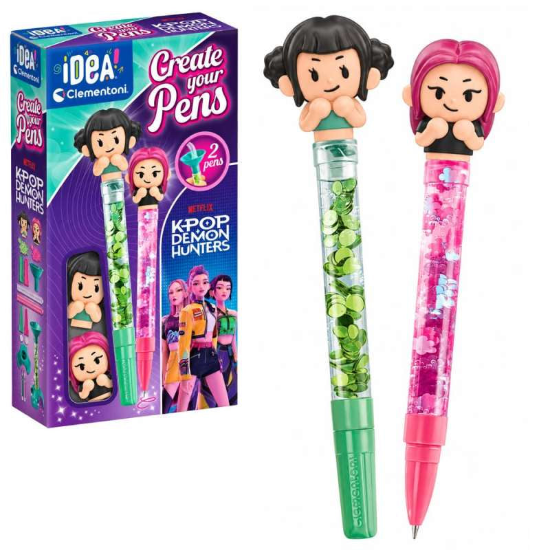 Σετ Create Your Pens K-Pop Demon Hunters 2 τεμάχια Mira & Zoey (18478) - Fun Planet