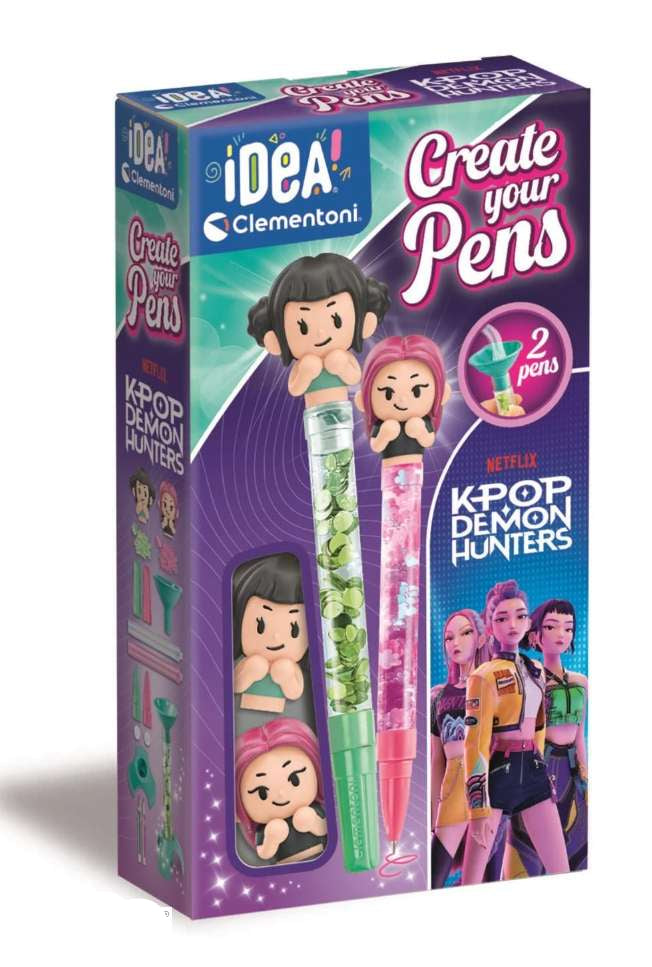 Σετ Create Your Pens K-Pop Demon Hunters 2 τεμάχια Mira & Zoey (18478) - Fun Planet