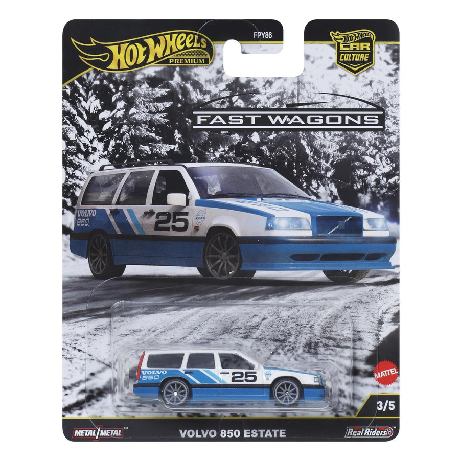 Hot Wheels Premium Car Culture Fast Wagons Volvo 850 Estate (JBK68) - Fun Planet