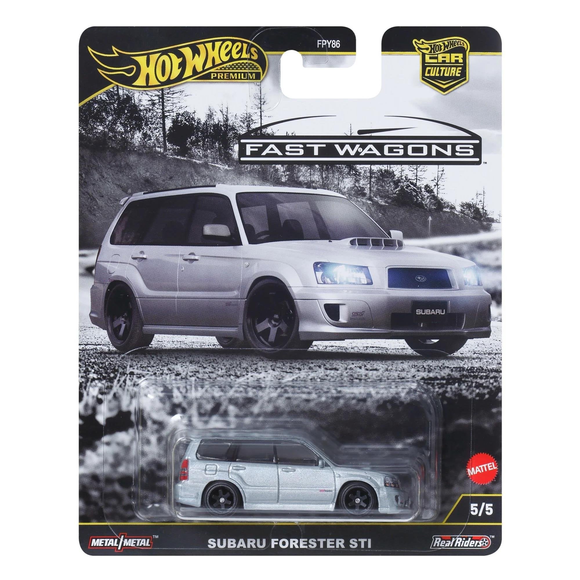 Hot Wheels Premium Car Culture Fast Wagons Subaru Forester STI (JBK87) - Fun Planet