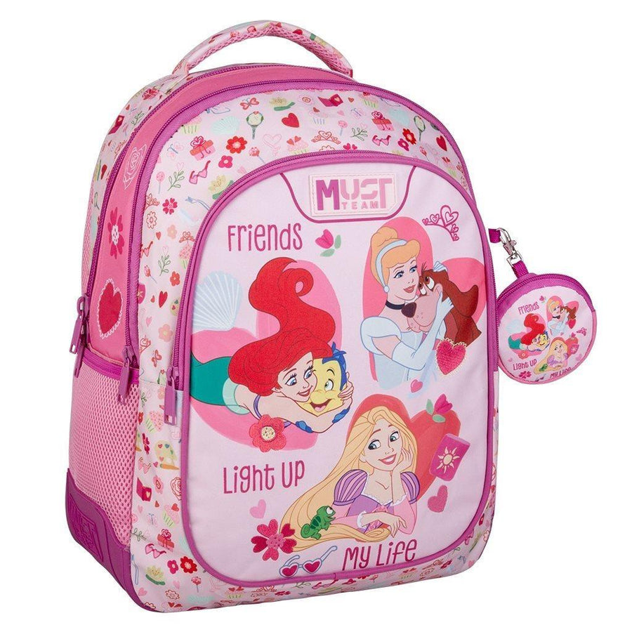 Toddler School Backpack 27x10x31cm 2 Pockets Soft Safari Must (585005)