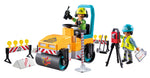 Playmobil Action Heroes Οδοστρωτήρας και Εργάτες (71751)