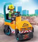 Playmobil Action Heroes Οδοστρωτήρας και Εργάτες (71751)