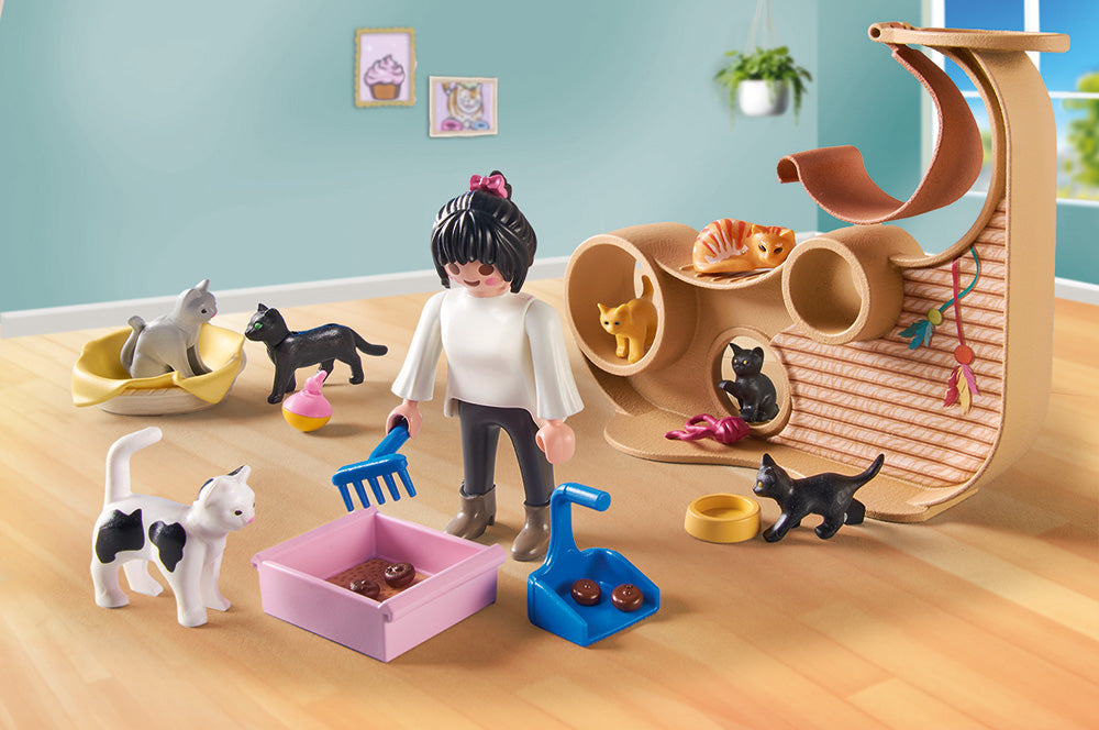 Playmobil My Life Καφετέρια με Γάτες (71744) - Fun Planet
