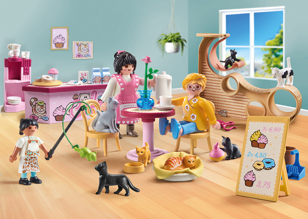 Playmobil My Life Καφετέρια με Γάτες (71744) - Fun Planet