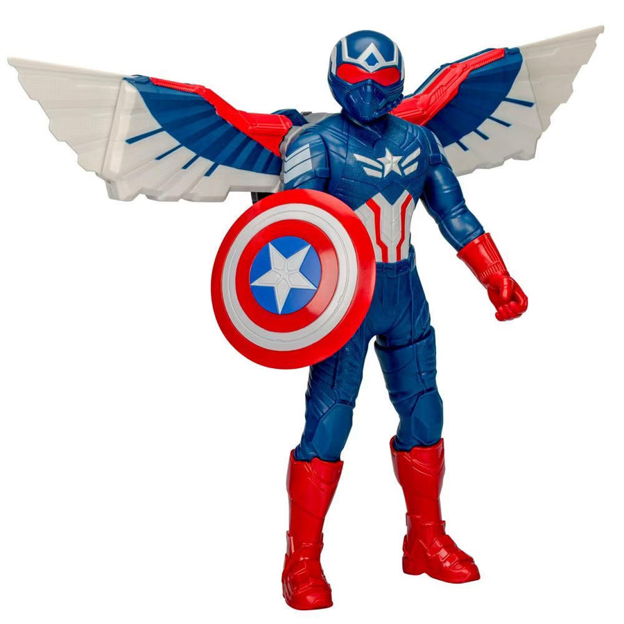 Marvel Captain America Brave New World Captain America Flight Mode Action Figure (F9298)