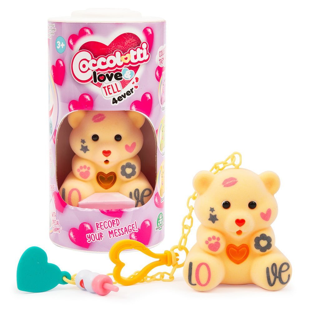 Coccolotti Καρδουλίνι Love & Tell 4ever Αρκουδάκι Sunshine (CCL44000) - Fun Planet