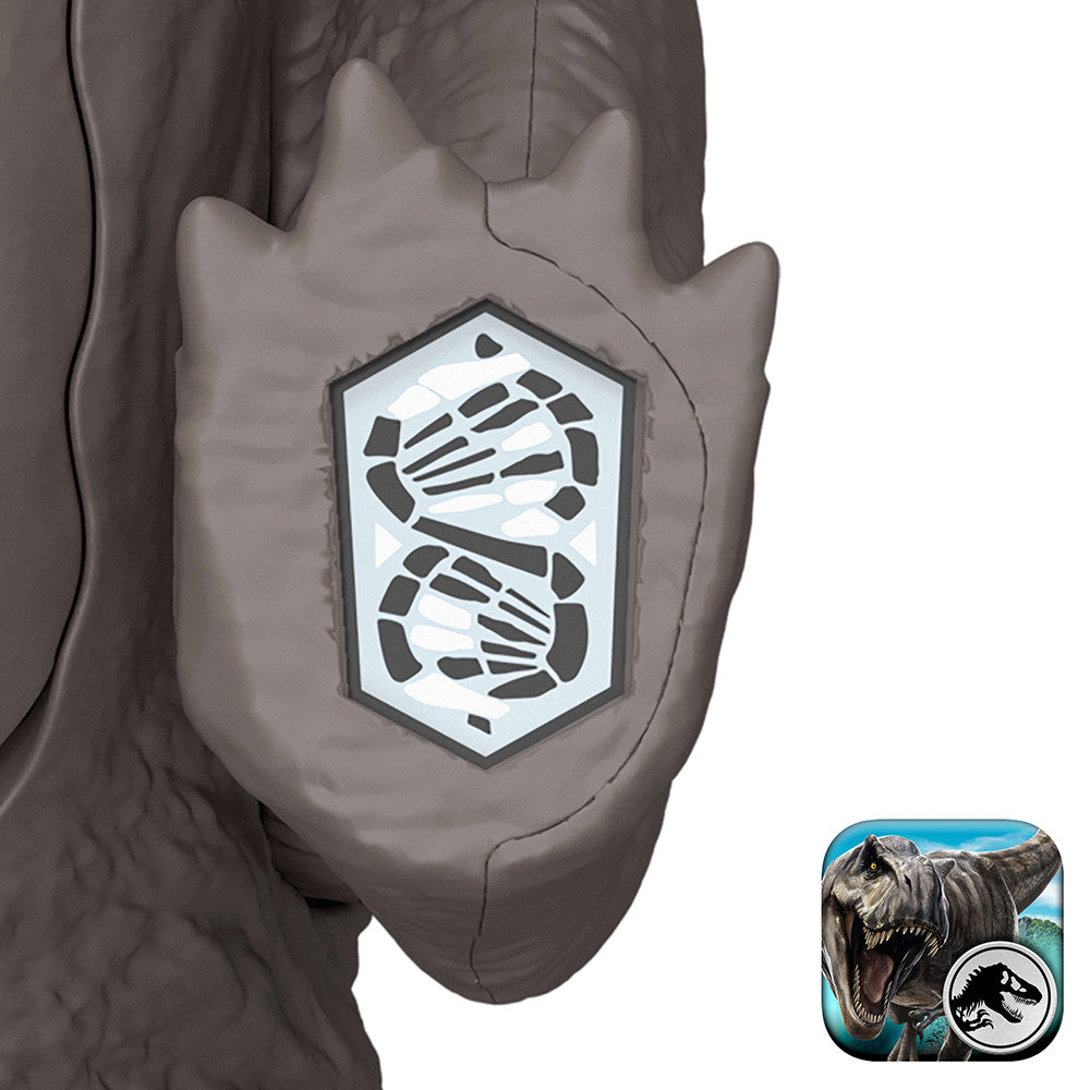Jurassic World Rebirth Wild Roar Δεινόσαυροι με Κινούμενα Μέλη Λειτούργια Επίθεσης & Ήχους Nasutoceratops (JGC81) - Fun Planet